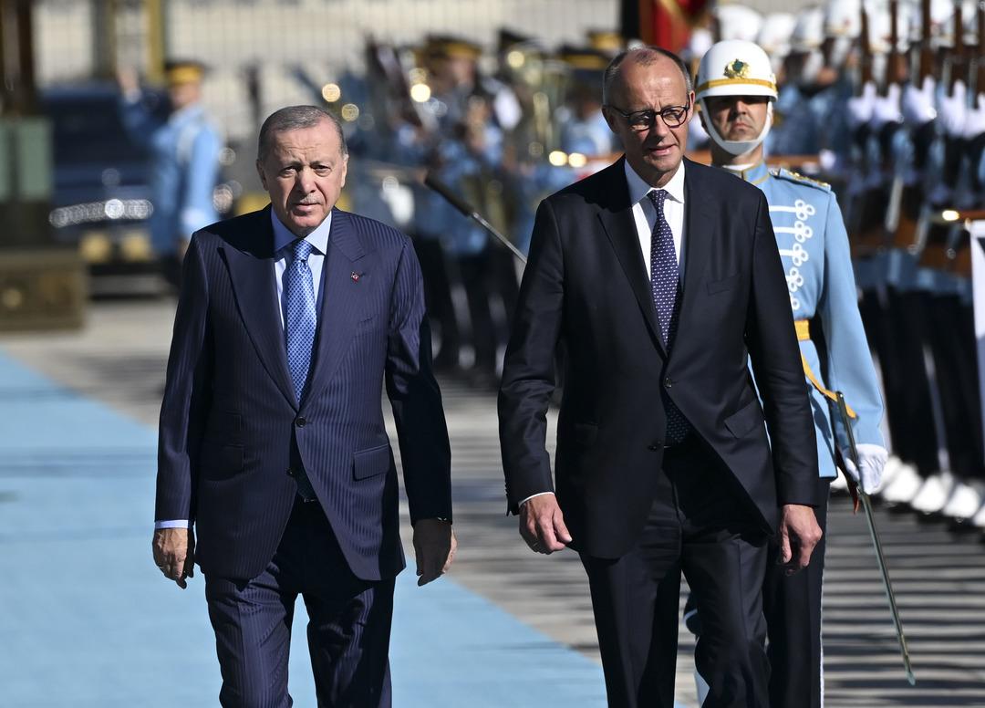 Almanya Başbakanı Merz Türkiye'de: Cumhurbaşkanı Erdoğan kendisini resmi törenle karşıladı 11